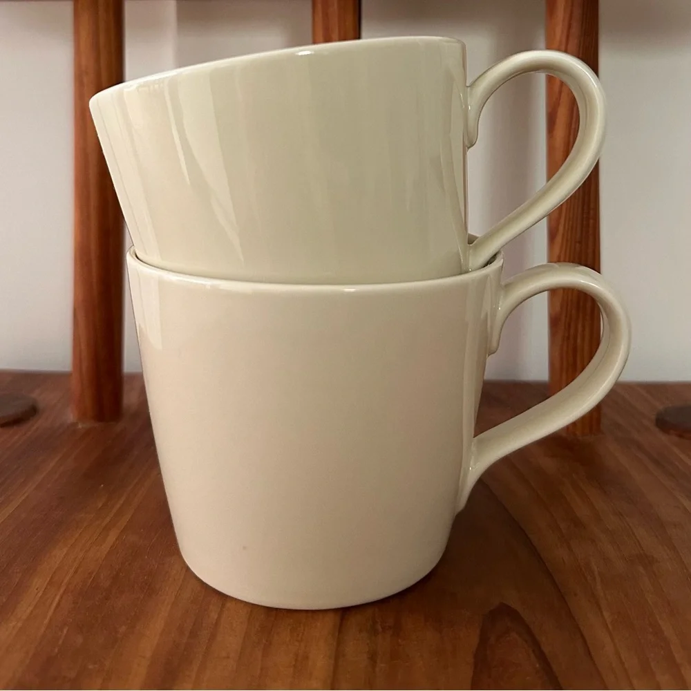 Set of 2 CRATE & BARREL MARGO DESIGNED BY B. EIGEN Mug Cups Coffee Tea